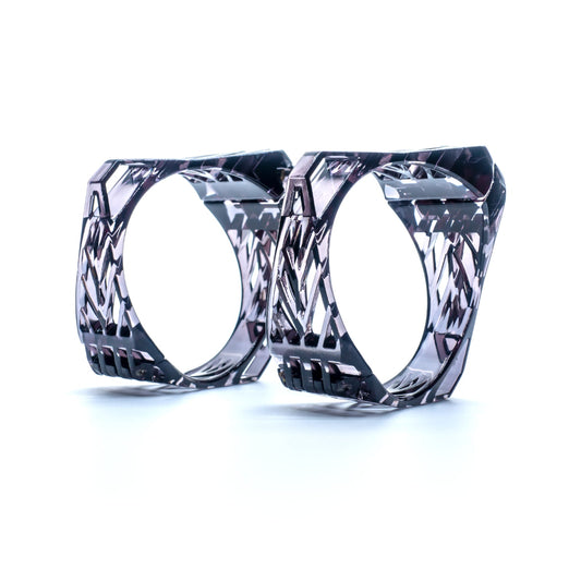 Lightning Mirror Ankle Cuffs - SOULOCK