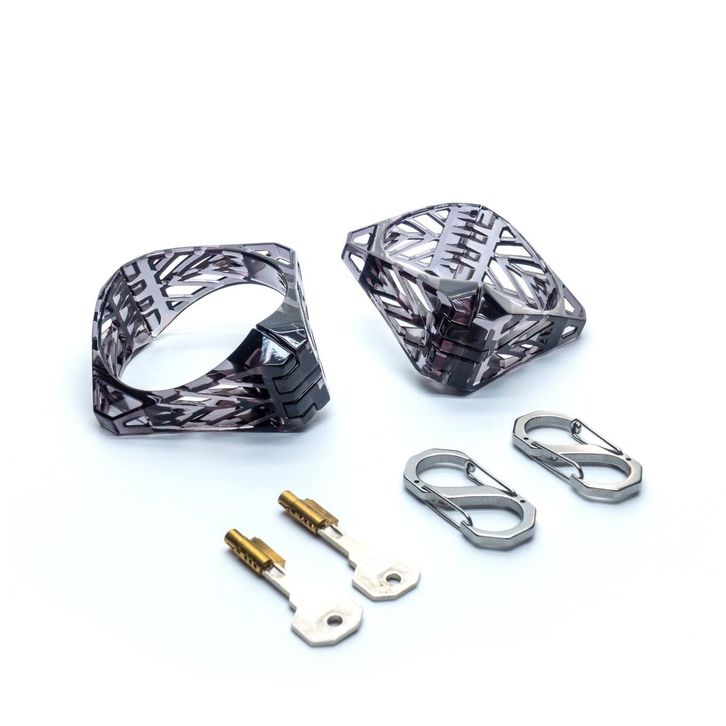 Lightning Mirror Ankle Cuffs - SOULOCK