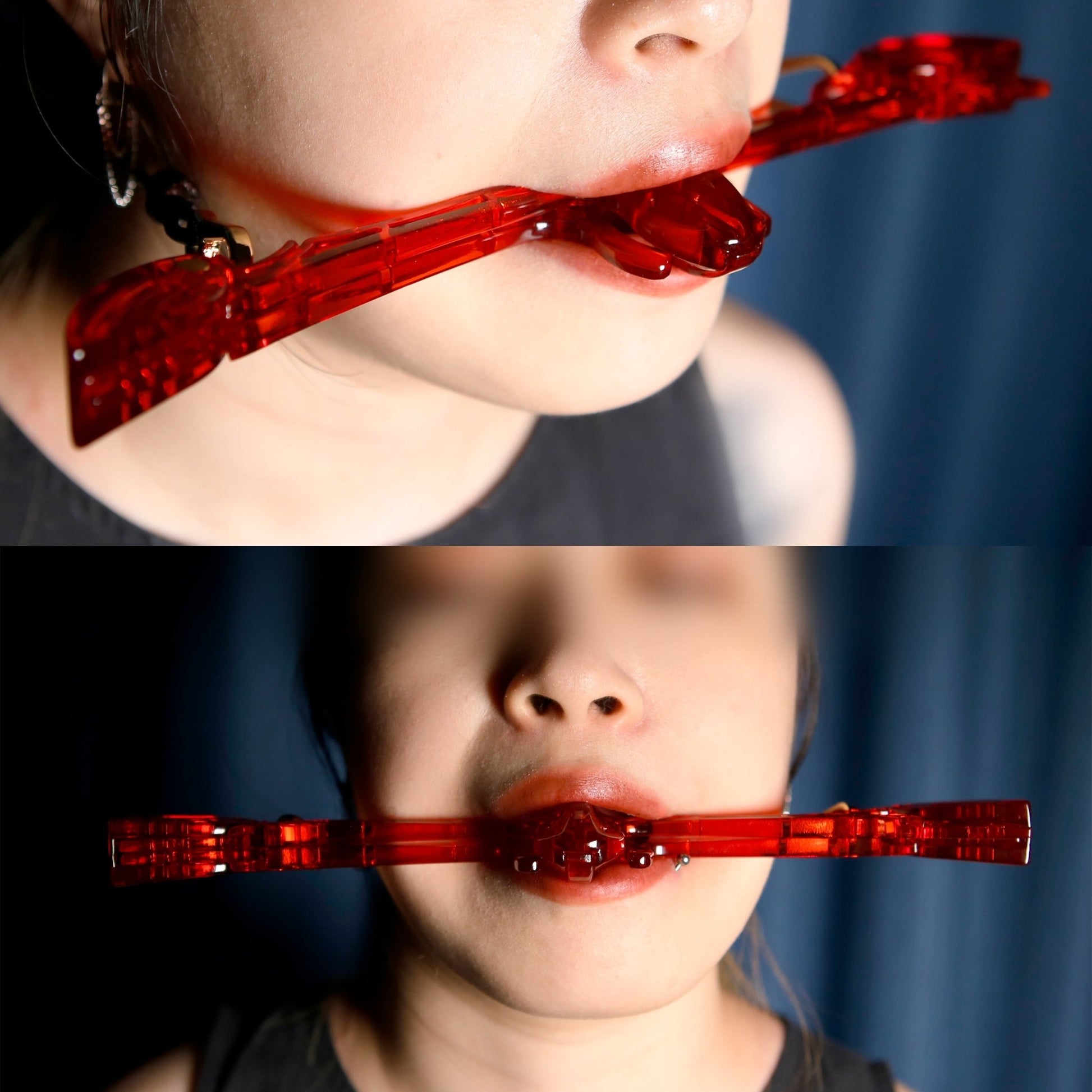 Adjustable Tongue Clamp and Press BDSM Mouth Gag Fetish Slave Restrain SOULOCK Adjustable Tongue Clamp and Press BDSM Mouth Gag Fetish Slave Restrain SOULOCK