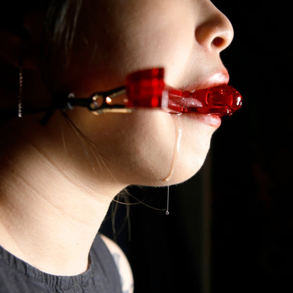 Soulock Adjustable Tongue Clamp and Press BDSM Mouth Gag Fetish Slave Restraints Sex Toys - SOULOCK